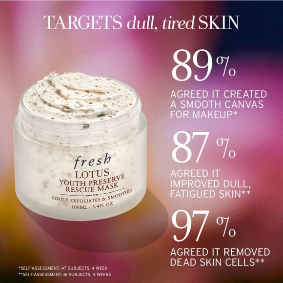 Fresh | Lotus Youth Preserve Rescue Mask | Travel Size - Picture 3 of 3